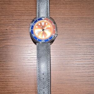  Seiko Prospex "Turtle" automatic diver's 200m watch + 2 Swatch Watches w/ case